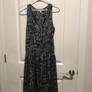 Black and white maxi